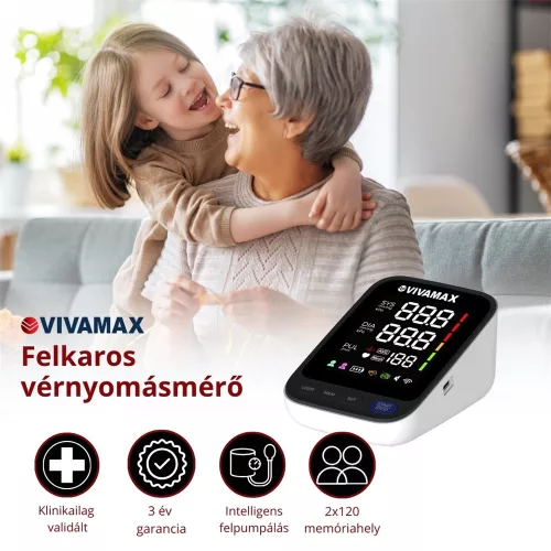 Vivamax Felkaros vérnyomásmérő, GYV33