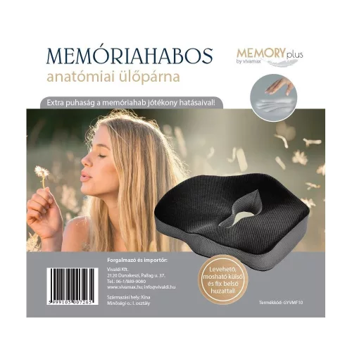 Memory Plus GYVMF10 Memóriahabos anatómiai ülőpárna