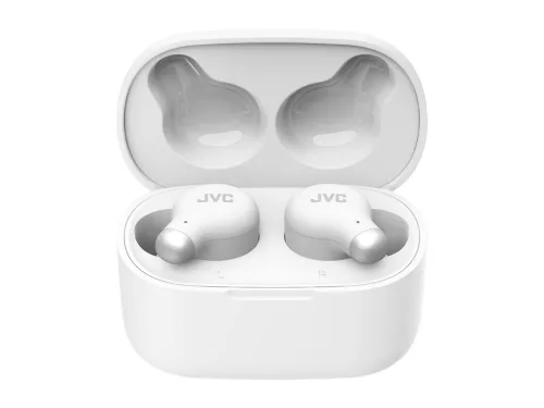JVC HA-A25T-WN-E True Wireless fülhallgató aktív zajszűréssel, Bluetooth 5.3, 28 óra üzemidő, fehér