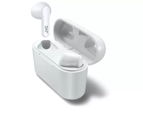 JVC HA-A3T-W Bluetooth fülhallgató fehér színben