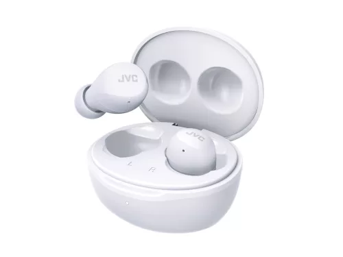 JVC HA-A6T-W-U True Wireless Gummy fülhallgató akár 23 órás akkumulátor üzemidővel