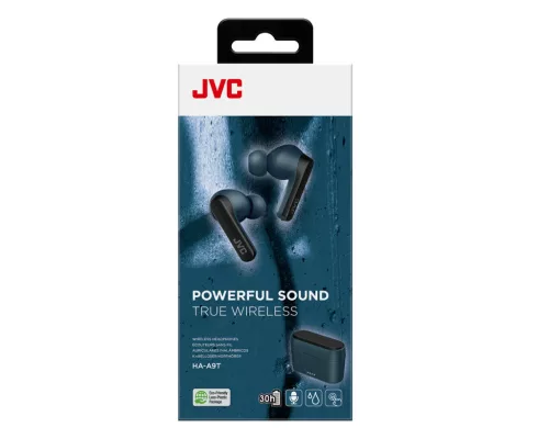 JVC HA-A9T-A  Bluetooth fülhallgató, kék színben