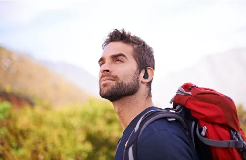 JVC HA-EC25T-B-U Bluetooth fülhallgató Pivot & Slide Motion Fit technológiával, fekete színben