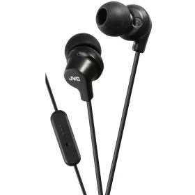   JVC HA-FR15B utcai fülhallgató headset funkcióval, 9mm neodímium driverrel, fekete színben