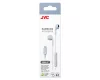 JVC HA-FR17UCAU USB-C fülhallgató mikrofonnal, vezérlővel és IPX2 cseppállósággal, 10,7 mm neodímium hangszóróval, világoskék