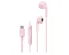 JVC HA-FR17UCPU USB-C fülhallgató 10,7 mm neodímium hangszóróval, mikrofonnal, IPX2, pink
