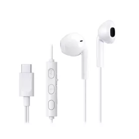   JVC HA-FR17UCWU USB-C fülhallgató mikrofonnal, fehér, 10,7 mm neodímium hangszóró, IPX2, vezérlő