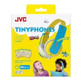   JVC HA-KD7-YNE Gyerek fejhallgató limitált hangerővel sárga/kék színben