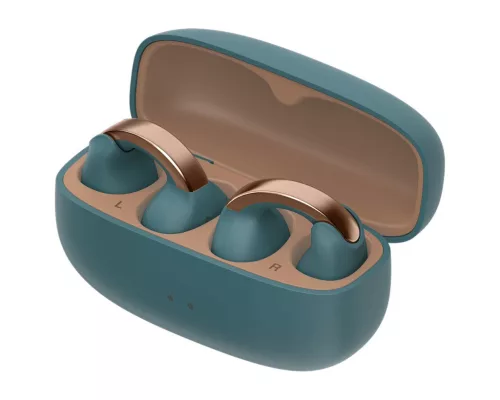 JVC HA-NP1T-A-U vezeték nélküli nyitott fülhallgató, Bluetooth 5.3, IPX4, 24 óra üzemidő, zöld/arany