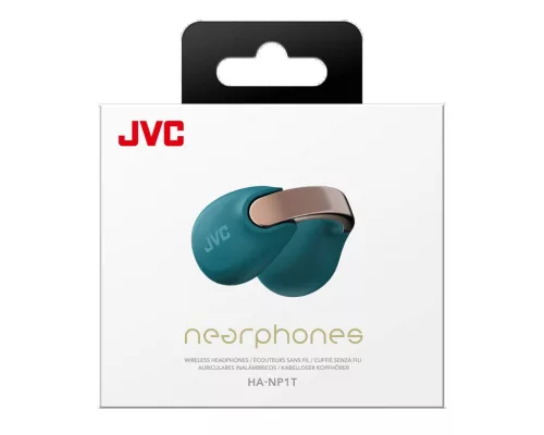 JVC HA-NP1T-A-U vezeték nélküli nyitott fülhallgató, Bluetooth 5.3, IPX4, 24 óra üzemidő, zöld/arany