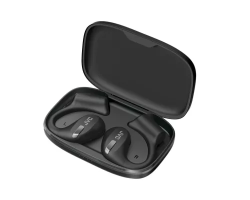 JVC HA-NP50T-B-U teljesen vezeték nélküli nyitott fülhallgató 38 óra üzemidővel, sporthoz, IPX4
