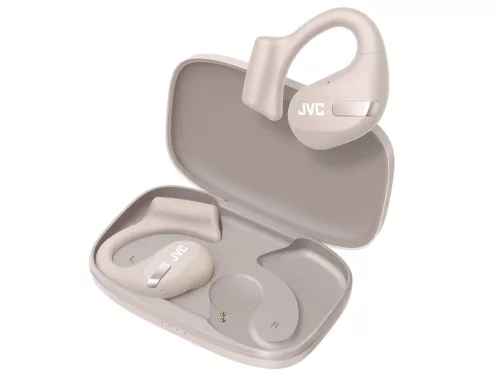 JVC HA-NP50T-C-U teljesen vezeték nélküli nyitott sport fülhallgató 38 óra üzemidő, Bluetooth 5.3, IPX4, 16 mm neodímium meghajtó