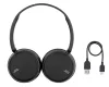 JVC HA-S36W-B-U Bluetooth fejhallgató fekete színben, akár 35 órás üzemidővel