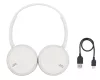 JVC HA-S36W-W-U Bluetooth fejhallgató fehér színben, akár 35 órás üzemidővel