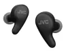 JVC HA-A23T-B True Wireless zajszűrős Bluetooth fülhallgató fekete, IPX4, 26 óra üzemidő, JVC Gumy sorozat