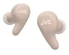 JVC HA-A23T-T True Wireless zajszűrős Bluetooth fülhallgató, barna, IPX4, 26 óra üzemidő