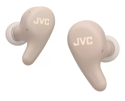 JVC HA-A23T-T True Wireless zajszűrős Bluetooth fülhallgató, barna, IPX4, 26 óra üzemidő