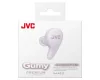 JVC HA-A23T-V True Wireless zajszűrős Bluetooth fülhallgató IPX4 szőlő joghurt színben, 26 óra üzemidő, USB-C, JVC Gumy sorozat