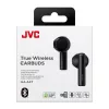 JVC HA-A4T-B True Wireless Bluetooth fülhallgató 12 mm neodímium hangszóró, IPX4, fekete