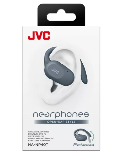 JVC HA-NP40T-A-U true wireless open-ear fülhallgató, 26 órás üzemidő, IPX4, kék