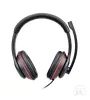 Well Audio Extra Bass mikrofonos fejhallgató fekete, HEADSET-S02BK-WL