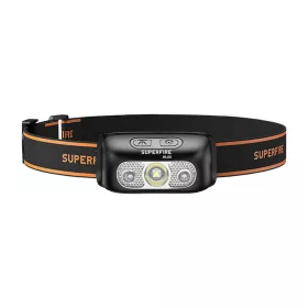 Superfire HL05-D Fejlámpa  USB - 110lm- Fekete