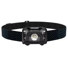   SuperFire HL06 LED akkumulátoros fejlámpa, 500 lm, USB, fekete