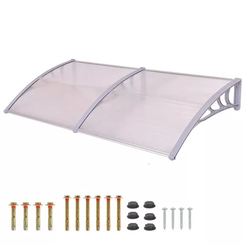 Timeless Garden Műanyag előtető több méretben és színben-240x90 cm-fehér (HOP1000696-3)