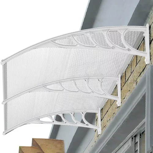 Timeless Garden Műanyag előtető több méretben és színben-240x90 cm-fehér (HOP1000696-3)