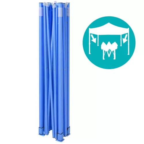 Timeless Garden Összecsukható kerti pavilon több típusban-2,9x2,9 méteres-kék-pavilon (HOP1000712-1)