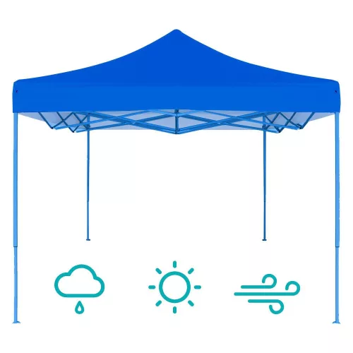 Timeless Garden Összecsukható kerti pavilon több típusban-2,9x2,9 méteres-kék-pavilon (HOP1000712-1)