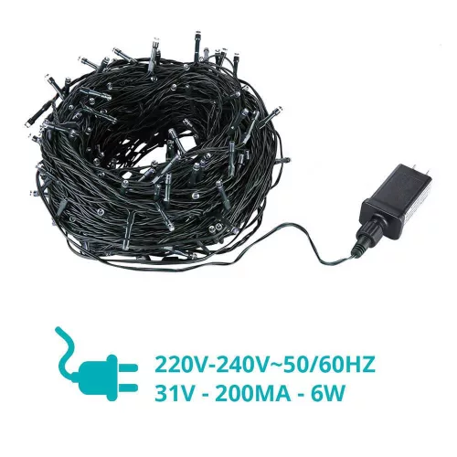 Timeless Christmas LED fényfüzér választható méretben és színben-480 LED-es -színes (HOP1000748-2)