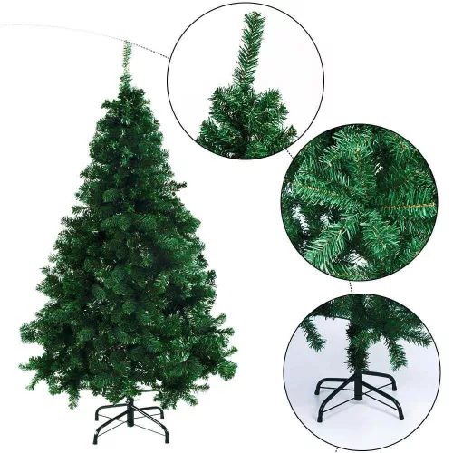 Timeless Christmas Nordmann műfenyő fém talppal, 4 méretben-210 cm (HOP1000752)