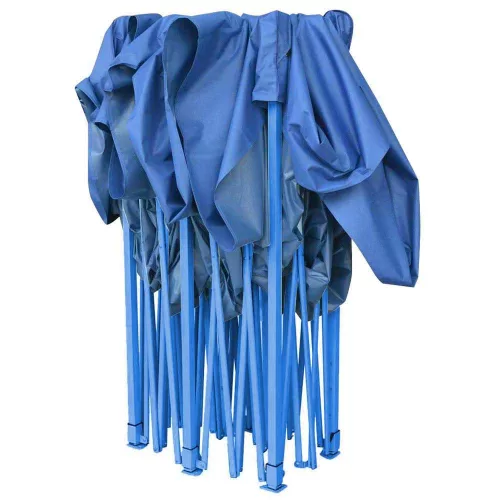 Timeless Garden Összecsukható kerti pavilon több típusban-2,9x2,9 méteres-kék-pavilon+oldalfal+hordtáska (HOP1000807-1)