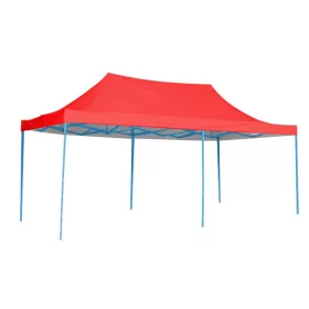   Timeless Garden Összecsukható kerti pavilon több típusban-2,9x5,7 méteres-piros-pavilon+hordtáska (HOP1000809-2)