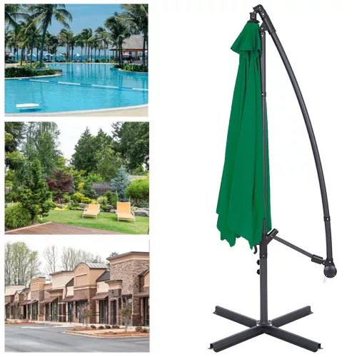 Timeless Garden Függő napernyő 2,7 m, zöld (HOP1000812-1)