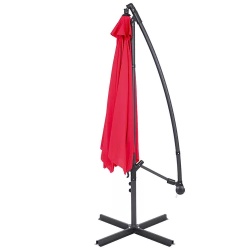 Timeless Garden Függő napernyő 2,7 m, piros (HOP1000812-2)