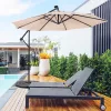 Timeless Garden Függő napernyő 2,7 m, krém (HOP1000812-4)