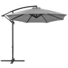 Timeless Garden Függő napernyő 2,8 m, szürke (HOP1000812-6)