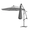Timeless Garden Függő napernyő 2,8 m, szürke (HOP1000812-6)