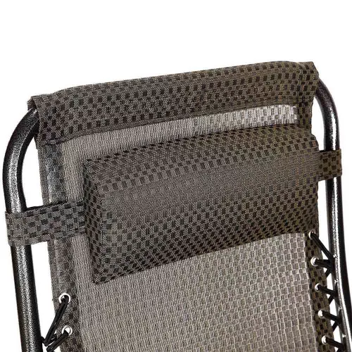 Timeless Garden Zéró gravitáció kerti szék ajándék pohártartóval, 2 db-barna (HOP1000830)