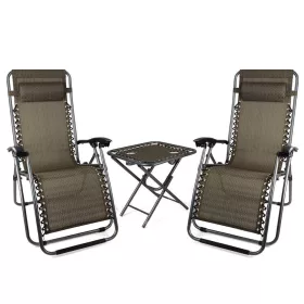   Timeless Garden 2 db zéró gravitáció kerti szék asztallal (HOP1000918-1)