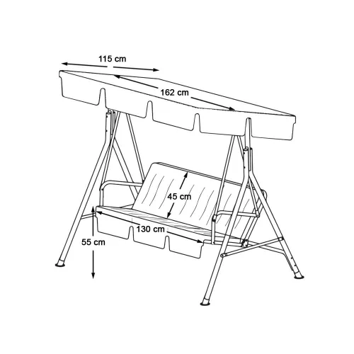 Timeless Garden Kerti hintaágy választható színben-bézs (HOP1000925-1)