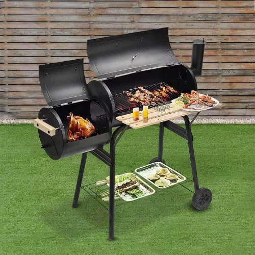 Timeless Garden 2in1 faszenes BBQ grill és smoker (HOP1000928-1)