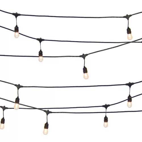 Timeless Garden Vízálló dekor égősor, 15 db E27 LED lámpával, 14,6 m, melegfehér (HOP1000933-1)