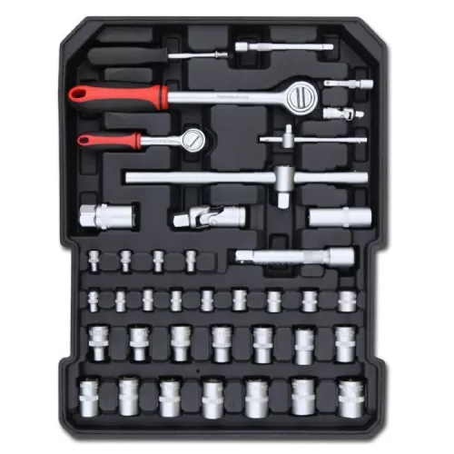 Timeless Tools 187 részes barkácskészlet gurulós bőröndben (HOP1000948-1)