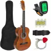 Timeless Hobby Akusztikus gitár szett kezdőknek, ajándék hangolóval, 2 színben-barna (HOP1000982-2)