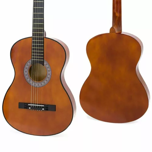 Timeless Hobby Akusztikus gitár szett kezdőknek, ajándék hangolóval, 2 színben-barna (HOP1000982-2)