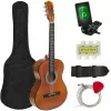 Timeless Hobby Akusztikus gitár szett kezdőknek, ajándék hangolóval, 2 színben-barna (HOP1000982-2)