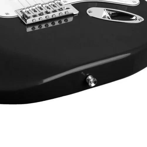 Timeless Hobby Elektromos gitár szett kezdőknek, ajándék erősítővel-fekete (HOP1000983-2)